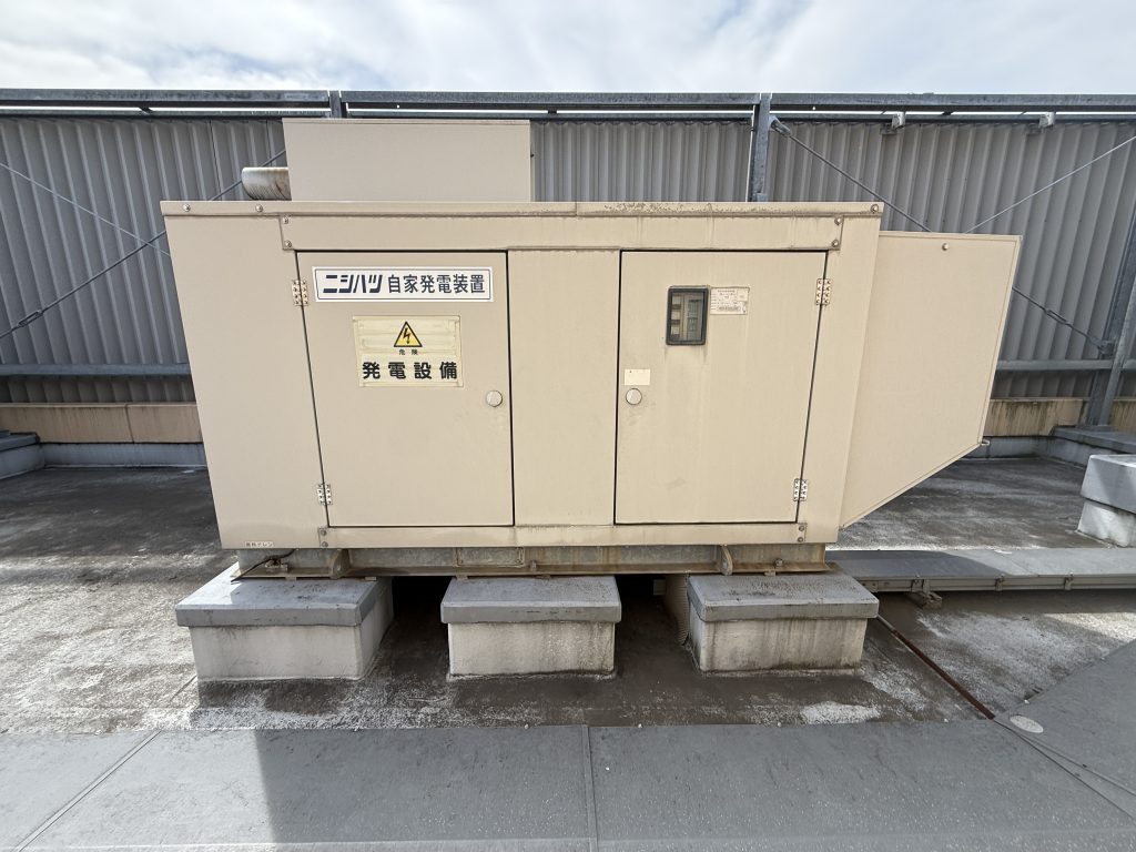 ニシハツ自家発電装置